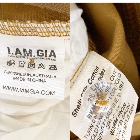 I.AM.GIA Harper Military Cargo High Waisted Tan
Pants Size XS - Picture 5 of 10